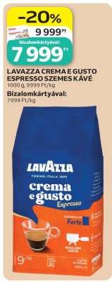LAVAZZA CREMA E GUSTO ESPRESSO SZEMES KÁVÉ