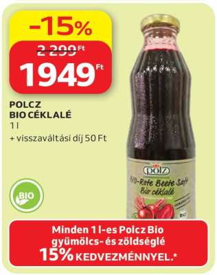 POLCZ BIO CÉKLALÉ