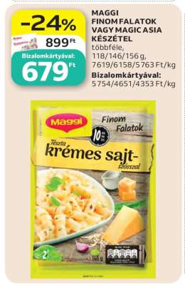 MAGGI FINOM FALATOK VAGY MAGIC ASIA KÉSZÉTEL