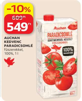 Auchan Kedvenc Paradicsomlé