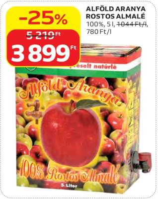 ALFÖLD ARANYA ROSTOS ALMALÉ