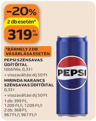 Pepsi szénsavas üdítőital