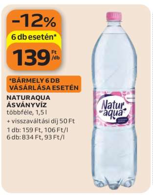 NATURAQUA ÁSVÁNYVÍZ
