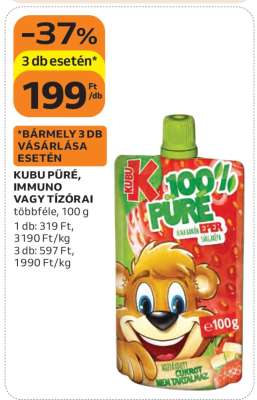 KUBU PŰRÉ, IMMUNO VAGY TÍZÓRAI