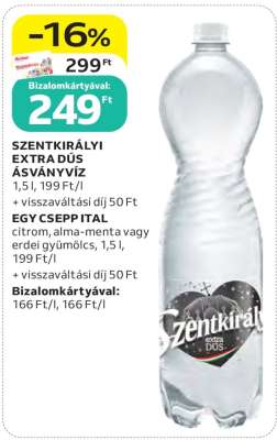 Szentkirályi Extra Dús Ásványvíz