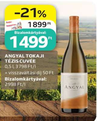 ANGYAL TOKAJI TÉZIS CUVÉE