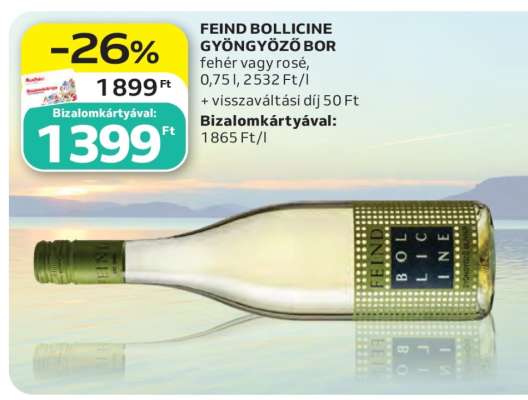 FEIND BOLLICINE GYÖNGYÖZŐ BOR
