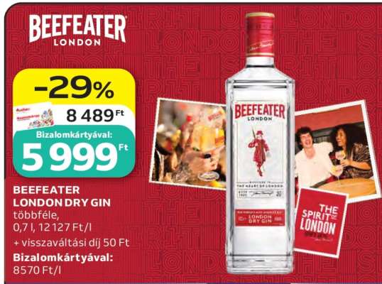 BEEFEATER London Dry gin