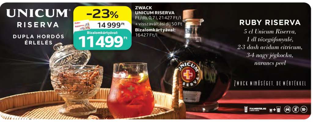 Zwack Unicum Riserva