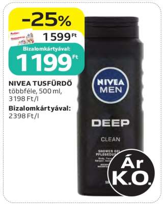 NIVEA tusfürdő