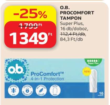 O.B. ProComfort Tampon