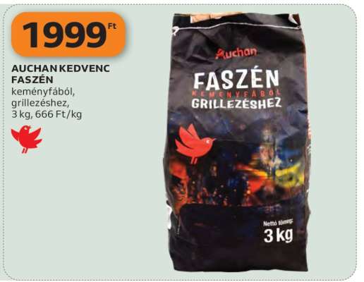 Auchan Kedvenc Faszén