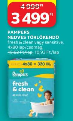 PAMPERS NEDVES TÖRLŐKENDŐ