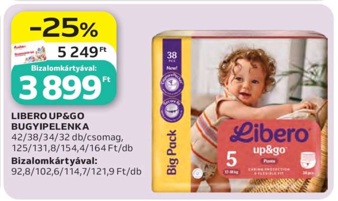 Libero Up&Go bugyipelenka