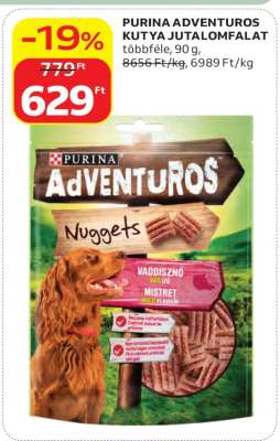 PURINA ADVENTUROS KUTYA JUTALOMFALAT