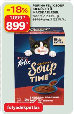 PURINA FELIX SOUP KIEGÉSZÍTŐ MACSKAELEDEL