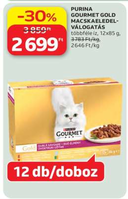 PURINA GOURMET GOLD MACSKAELEDEL-VÁLOGATÁS