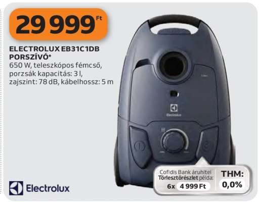 ELECTROLUX EB31C1DB PORSZÍVÓ