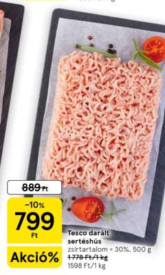 Tesco darált sertéshús