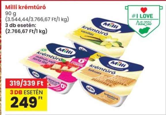 MILLI﻿﻿ Krémtúró