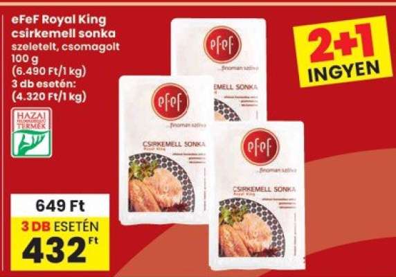 EFEF Royal King Csirkemell Sonka