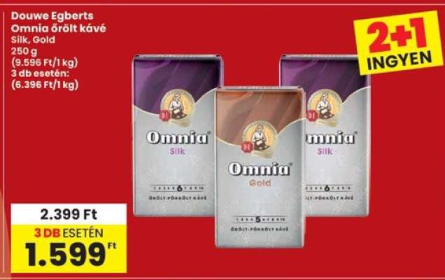 Douwe Egberts Omnia Őrölt Kávé