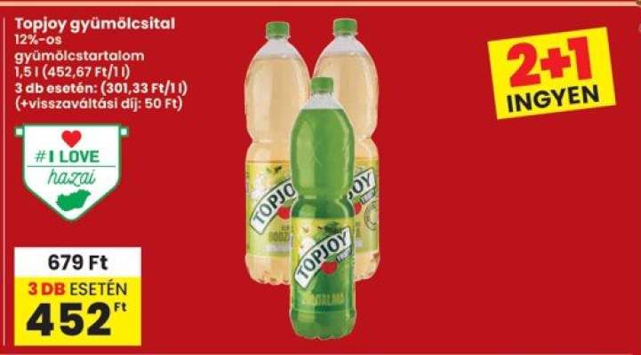 Topjoy gyümölcsital