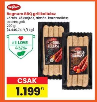 Regnum BBQ grillkolbász