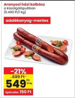 Aranyosi házi kolbász