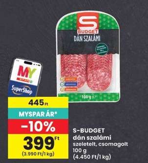 S-BUDGET dán szalámi