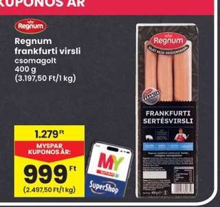 Regnum frankfurti virsli csomagolt