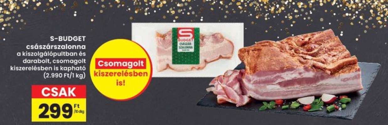 S-BUDGET császárszalonna