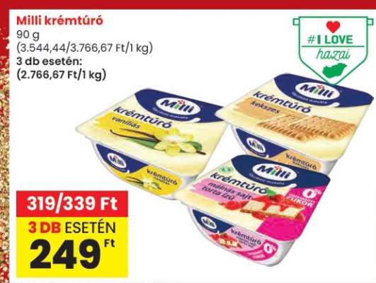 MILLI﻿﻿ Krémtúró