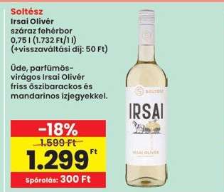Soltész Irsai Olivér