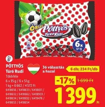 PÖTTYÖS Túró Rudi
