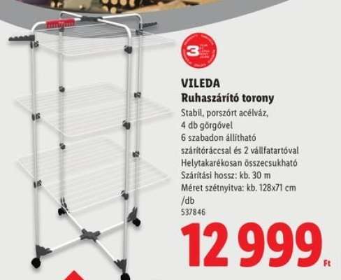Vileda Ruhaszárító torony