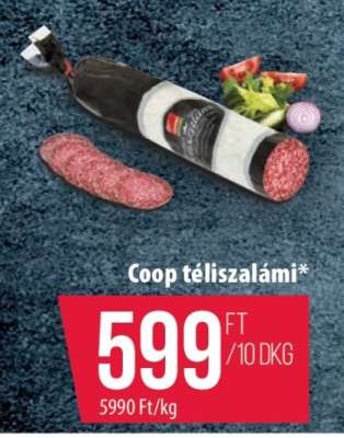 Coop téliszalámi