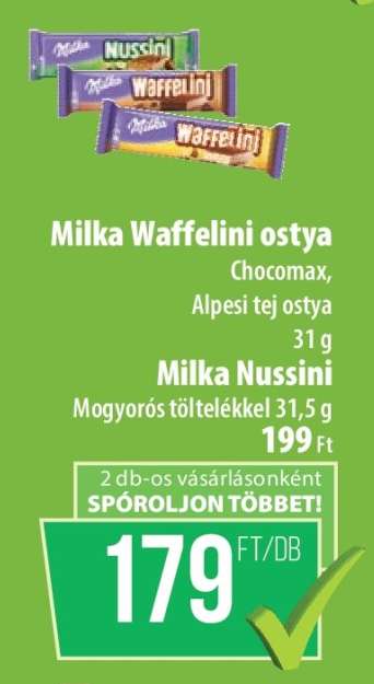Milka Waffelini ostya / Milka Nussini