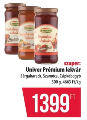 Univer Prémium lekvár