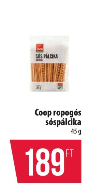 Coop ropogós sóspálcika