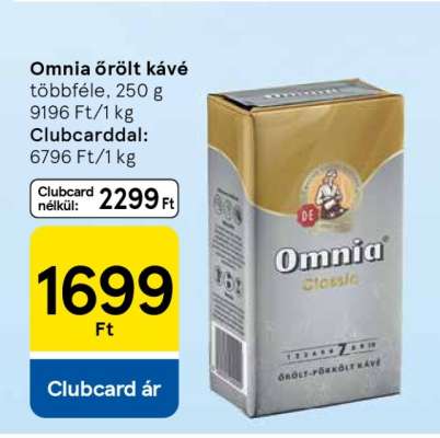OMNIA őrölt kávé