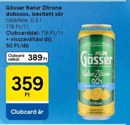 GÖSSER Natur Zitrone*