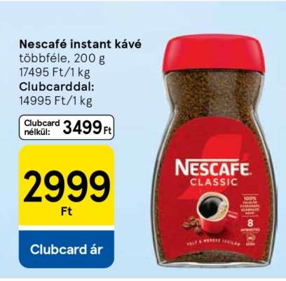 NESCAFÉ﻿﻿ Instant kávé*