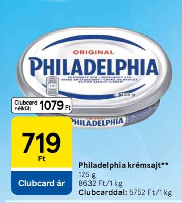 PHILADELPHIA Krémsajt