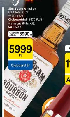 JIM BEAM WHISKEY