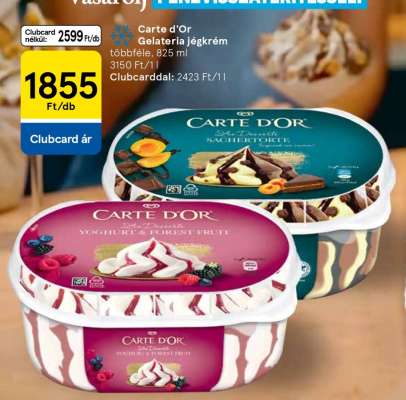 Carte d'Or Gelateria jégkrém