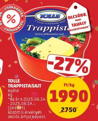Tolle Trappista Sajt