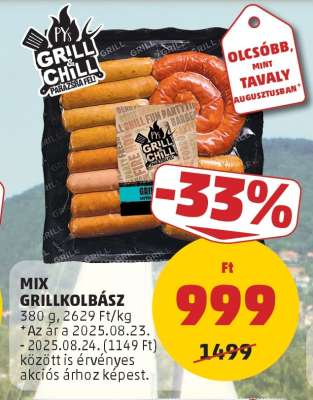 MIX GRILLKOLBÁSZ