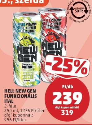 HELL NEW GEN FUNKCIONÁLIS ITAL
