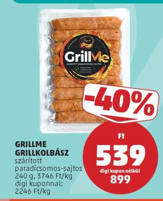 GrillMe grillkolbász